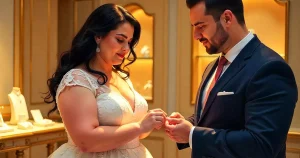 انگشتر جواهر برای انگشت تپل و چاق