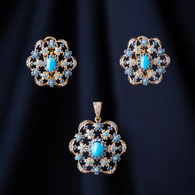 سنگ فیروزه یه عنوان یکی از جواهرات انرژی زا