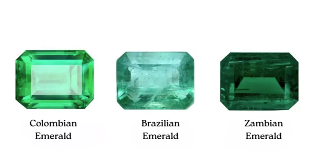 تفاوت انواع زمرد