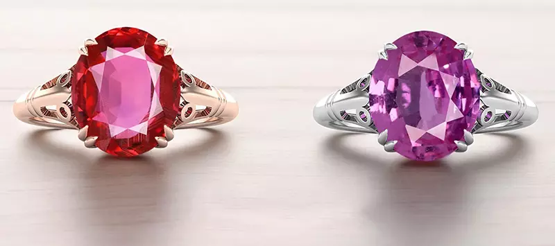 تفاوت یاقوت کبود و یاقوت سرخ