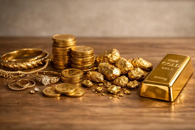 انواع طلا جهت انتخاب برای سرمایه گذاری